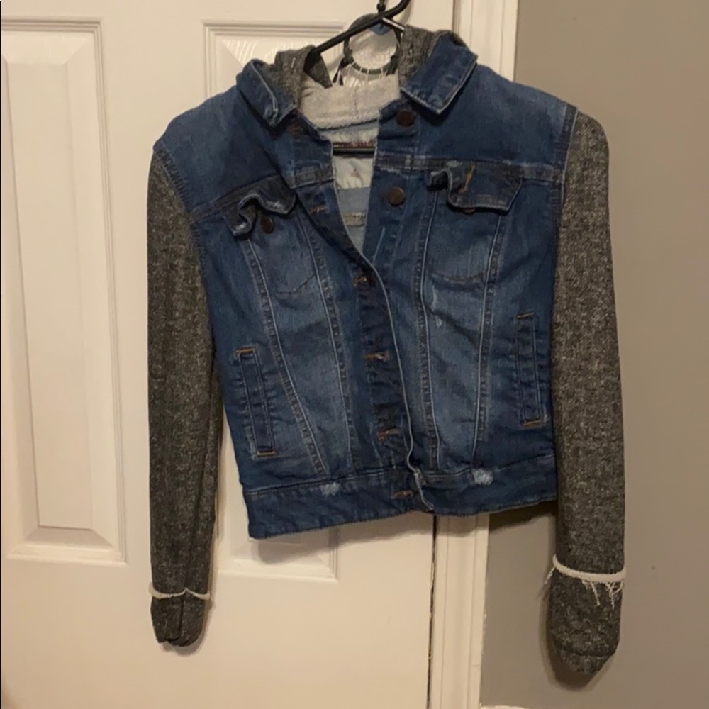 Jean jacket/hoodie